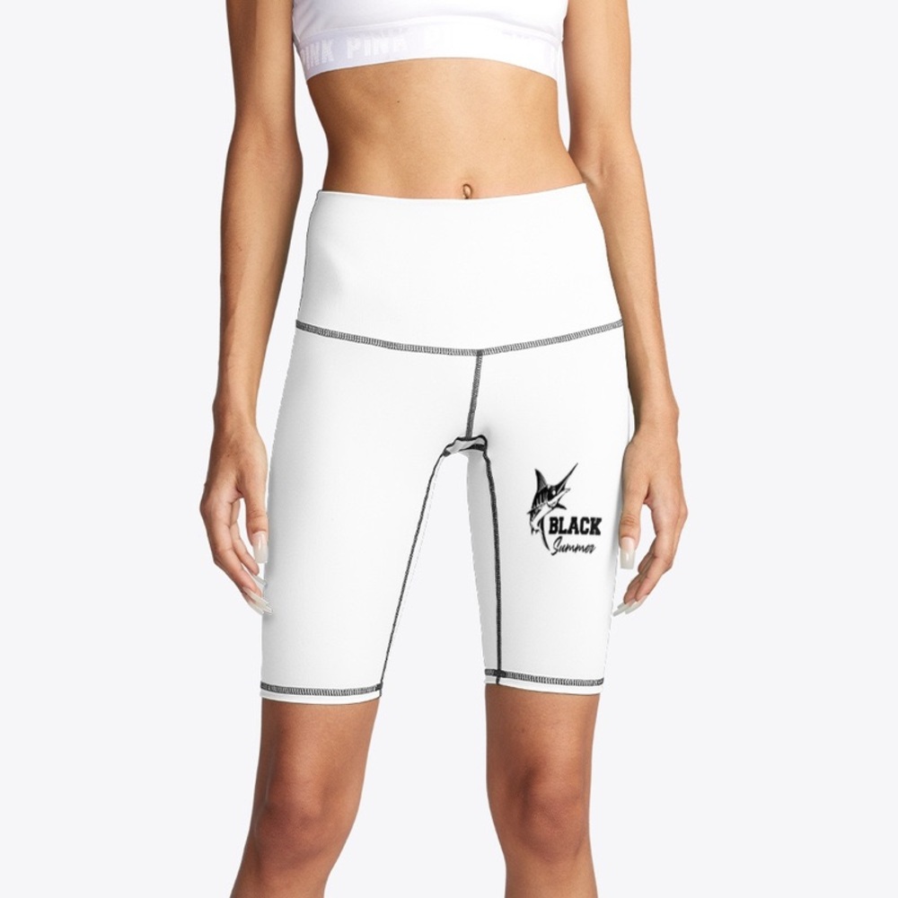 Black Summer Brown bullhead white leggings